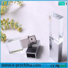 Пользовательский логотип Кристалл Pen Memory Stick USB Flash Drive (EPT502)